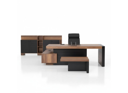 Escritorio de esquina 240cm Muebles de oficina Escritorio de diseñador