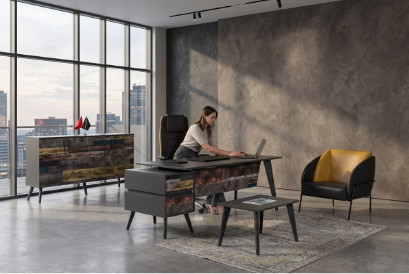 Mesa Muebles de oficina Mobiliario de escritorio Equipamiento de mesa de trabajo Moderno equipamiento de oficina Oficina