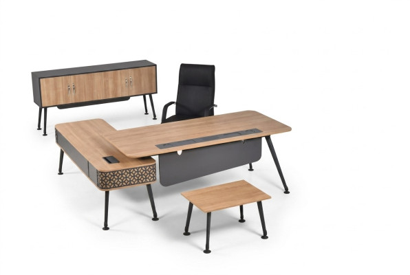 Mobiliario de oficina de lujo Conjunto completo de muebles de diseñador para la oficina en casa.