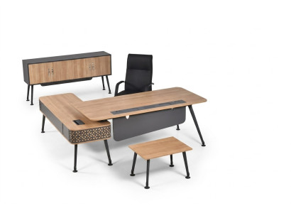 Mobiliario de oficina de lujo Conjunto completo de muebles de diseñador para la oficina en casa.