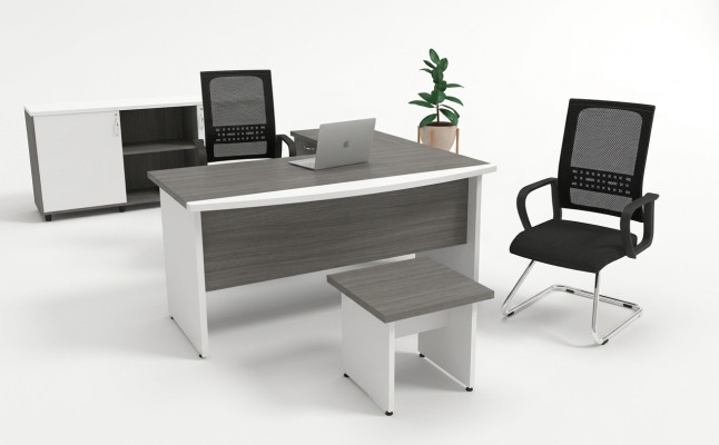Juego de mesa moderno Muebles de oficina Mesas modernas para estudio Muebles de madera