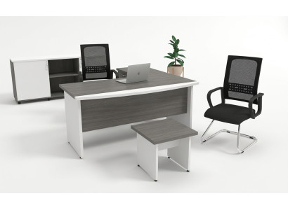 Juego de mesa moderno Muebles de oficina Mesas modernas para estudio Muebles de madera