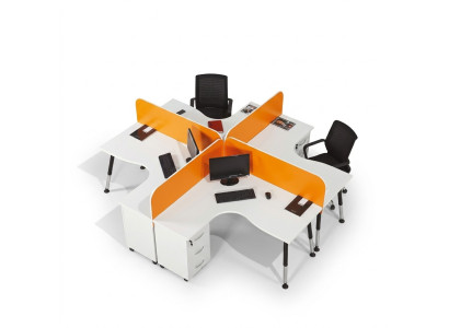 Área de trabajo en equipo Escritorio 4 personas Mostrador de mesa Escritorios de equipo