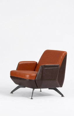 Sillón de diseño tapizado para la oficina en casa, asiento de lujo, moderna decoración de oficina.