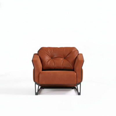 Silla de oficina Muebles de lujo para estudio Muebles de oficina Silla naranja nueva