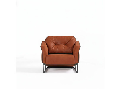 Silla de oficina Muebles de lujo para estudio Muebles de oficina Silla naranja nueva