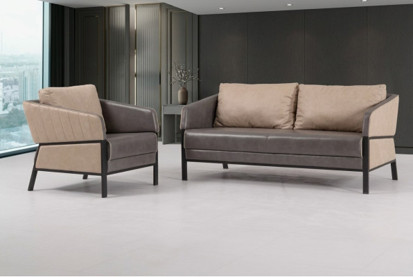 Silla de lujo de tela muebles de oficina decoración de la sala de trabajo sillón tapizado