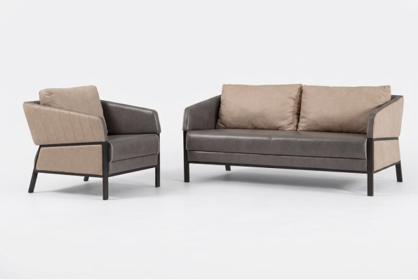 Silla de lujo de tela muebles de oficina decoración de la sala de trabajo sillón tapizado