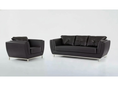 Conjunto de sofás Sofá de lujo 3+1 sillón tres plazas sillón asiento juego moderno