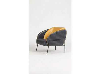 Silla de oficina estilo moderno, diseño de sala de trabajo, muebles de tela tapizada.