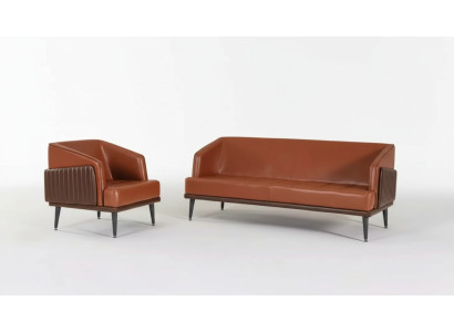 Conjunto de oficina de lujo de tres plazas, conjunto de muebles de tela de la sala de estar de la oficina.