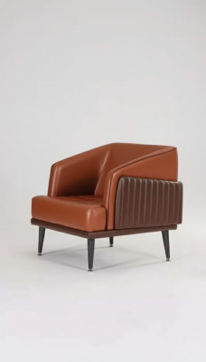 Sillón de lujo estilo moderno para la oficina, tapizado en tela, diseño de muebles nuevos.