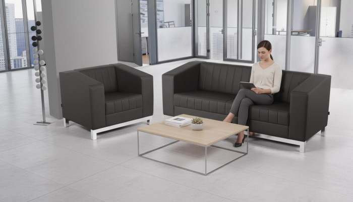 Conjunto de sofá de lujo gris de tres plazas con sillón, muebles tapizados, juego de sofá de 2 piezas.