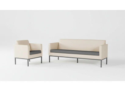 Conjunto de muebles de oficina, conjunto de sala de estar de oficina, juego de sofá de 2 piezas moderno.