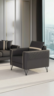 Silla de lujo muebles de oficina Estilo moderno Estudio Sillón tapizado Diseñador