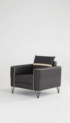Silla de lujo muebles de oficina Estilo moderno Estudio Sillón tapizado Diseñador