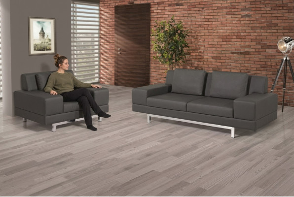 Silla Tapizado Tela Textil Oficina Estilo Moderno Muebles Nuevo