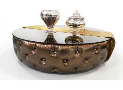 Mesa de centro Chesterfield salón de lujo Mesa de café de madera moderna