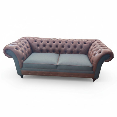 Sofá de 3 plazas diseño Chesterfield sillones tres plazas sofás