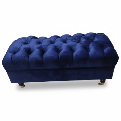 Lujo Taburete Banco de diseño Chesterfield Taburete de relax moderno Taburete de pie de asiento