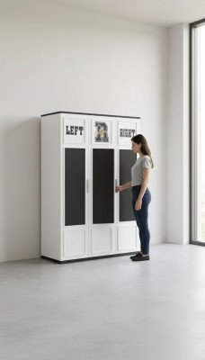 Armario blanco de madera armarios diseño de muebles de dormitorio infantil
