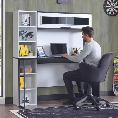 Secretario Escritorio Mesa 130x60x171 Escritorios Mesas Muebles Madera Ordenador
