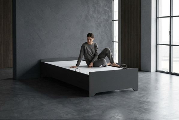 Camas Diseño moderno de muebles Lujo Camas infantiles negras Novedad para niños