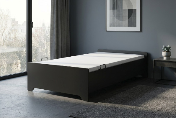 Camas Diseño moderno de muebles Lujo Camas infantiles negras Novedad para niños