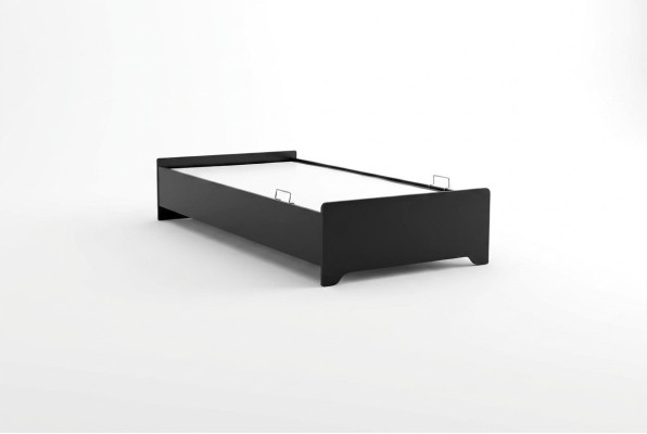Camas Diseño moderno de muebles Lujo Camas infantiles negras Novedad para niños