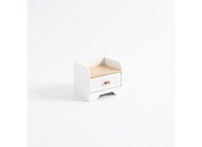 Mesa auxiliar moderna para mesita de noche blanca, diseño de mesita de noche, tocador de noche, muebles nuevos