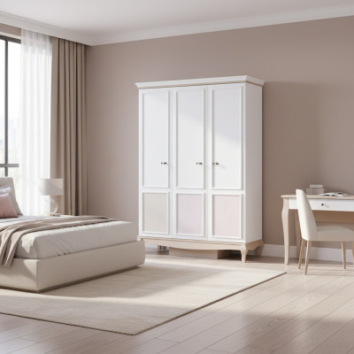 Armario blanco Armario de vestir Muebles blancos Armario de campo Blanco Muebles