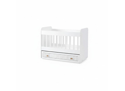 Cama de bebé cuna cama conjunto de cama cajón blanco en estilo para la habitación de niños