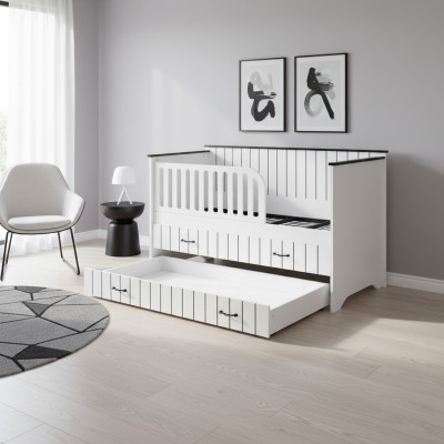Diseño moderno de muebles camas de niños camas cama blanca habitación infantil nueva