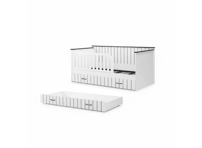 Diseño moderno de muebles camas de niños camas cama blanca habitación infantil nueva