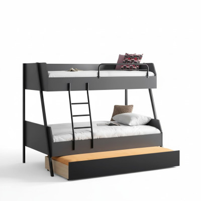 Cama juvenil Cama infantil Diseño para niños Moderna Cama habitación infantil Camas de madera