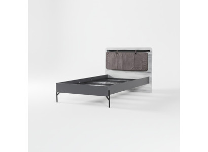 Camas para adolescentes Cama individual Gris Muebles de cama Dormitorio Cama individual