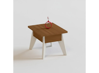Mesa de centro moderna Muebles de oficina Mesa rectangular de madera marrón Mesas