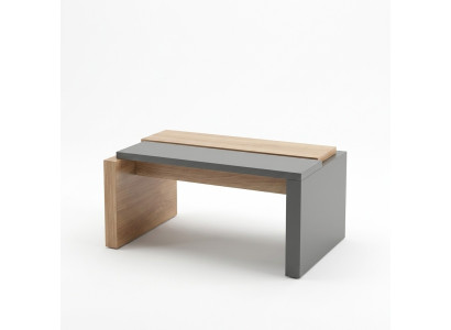 Mesa de centro moderna de lujo Mesa de almacenamiento marrón para oficina Muebles de madera de diseño