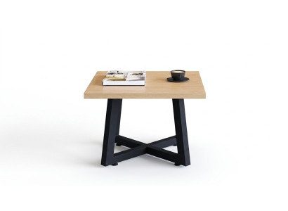 Mesa de centro de diseñador de lujo Marrón Mesa auxiliar de oficina de madera Muebles elegantes