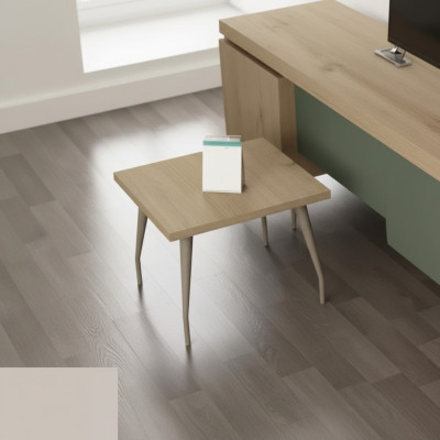 Mesa de centro clara clásica diseño moderno estante mesa de madera oficina
