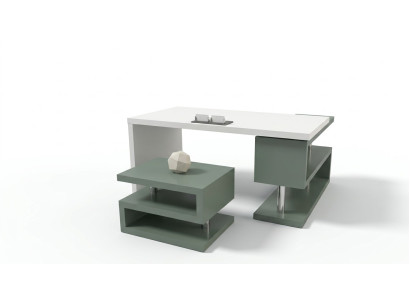 Muebles de oficina exclusivos y modernos, escritorio de madera, archivador, mesa de centro