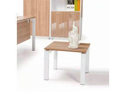 Mesa de centro marrón exclusiva, mueble de diseño para sala de estar, mesa de oficina.