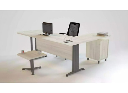 Escritorio de lujo, cómoda, mesa de centro, juego de muebles de 3 piezas. Muebles de madera para la decoración de la casa.