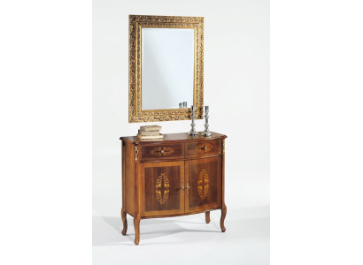 Bufete lateral marrón de lujo, cómoda de madera clásica, consola de alta calidad, muebles de alta calidad.