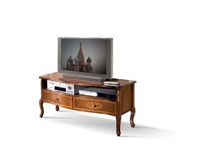 Mueble clásico para la sala de estar, soporte de TV de madera de diseño nuevo.