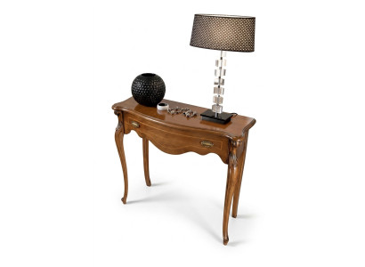 Mesa de consola de lujo marrón con cajón muebles de madera diseño de dormitorio nuevo.