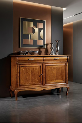 Clásico aparador marrón mueble de salón lujo estantes muebles nuevos