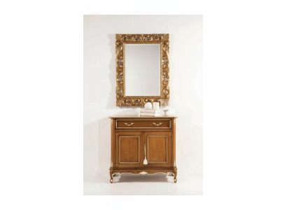 Muebles de sala Comedor Aparador Marrón de Madera de Dos Puertas con Cajón
