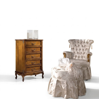 Cómoda clásica lujosa aparador muebles de madera sala de estar decoración