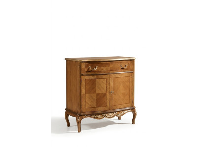 Marrón Clásico Cómoda Sala de estar Muebles de madera Decoración Aparador